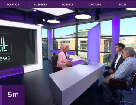 Inspire North Director, Sinéad Cregan appears on Channel 4 News