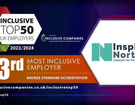 Inspire North named in Inclusive Top 50 UK Employers List for fifth year running